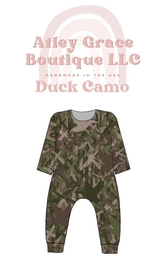 Duck Camo | Rowen Romper