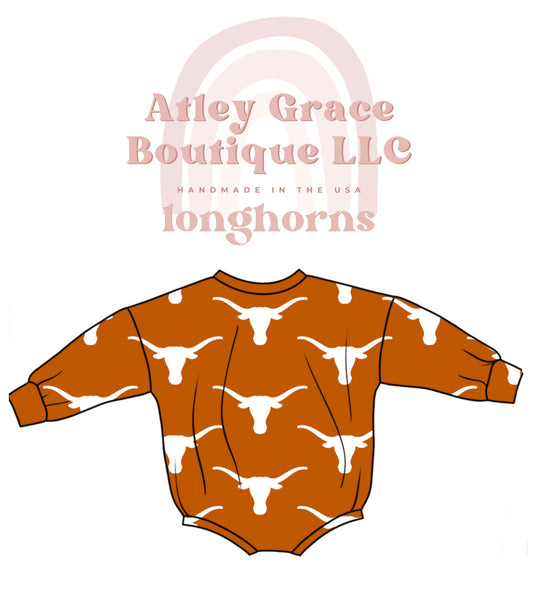 Longhorns | Sweater Romper