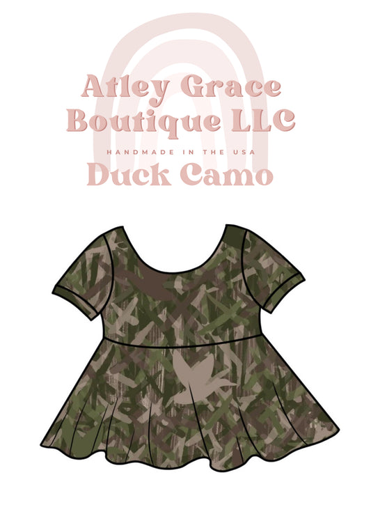 Duck Camo | Peplum