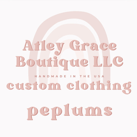 Custom Clothing | Peplum