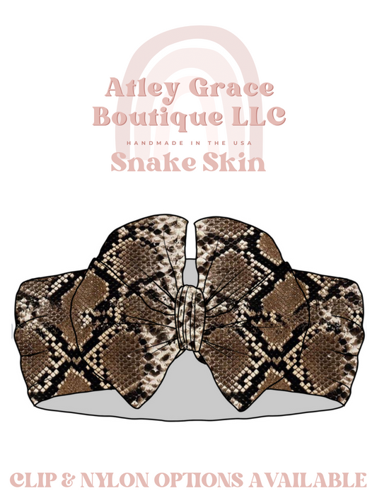 Snake Skin | Magnolia Bow