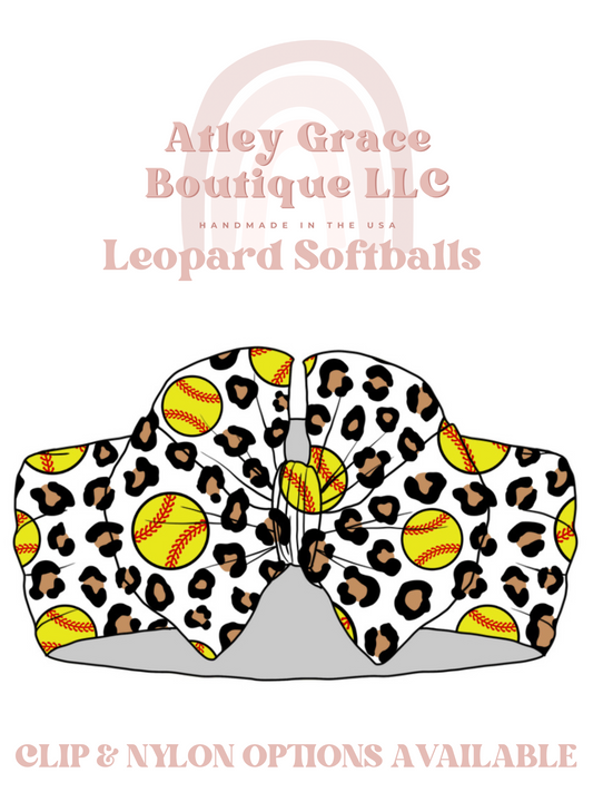 Leopard Softballs | Magnolia Bow