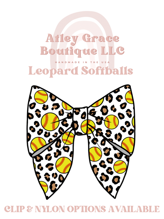 Leopard Softballs | Freya Bow