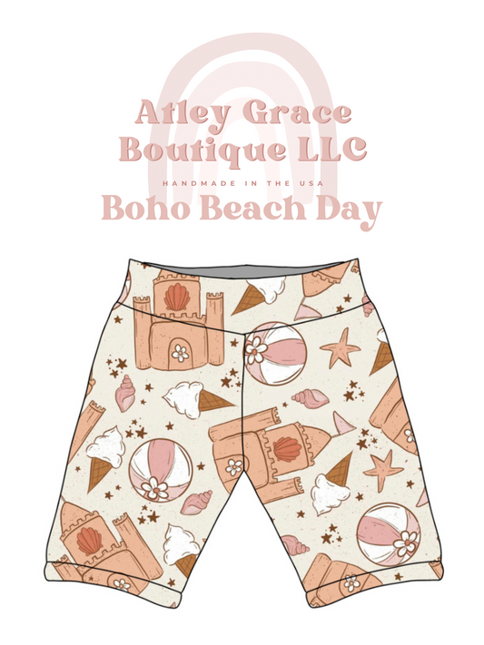 Boho Beach Day | Biker Shorts