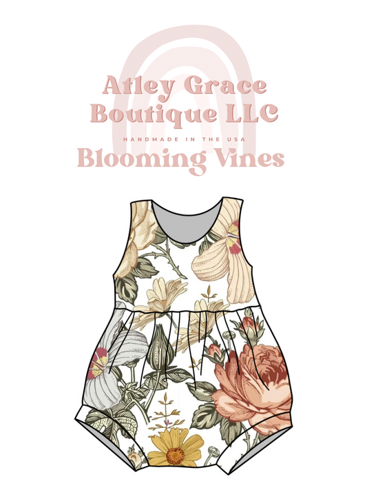 Blooming Vines | Bubble Romper