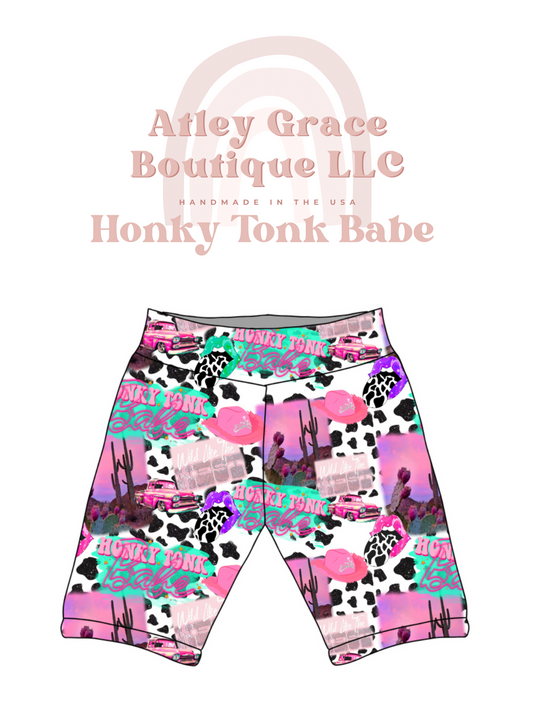 Honky Tonk Babe | Biker Shorts