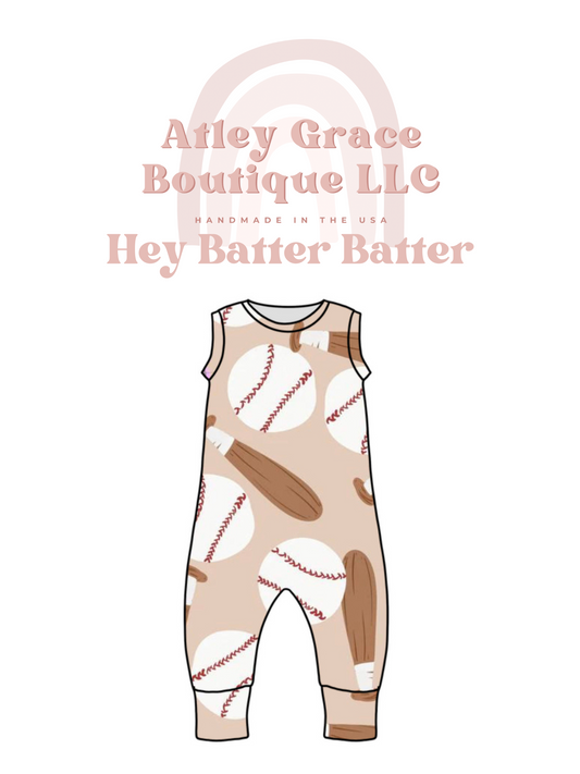 Hey Batter Batter | Rowen Romper