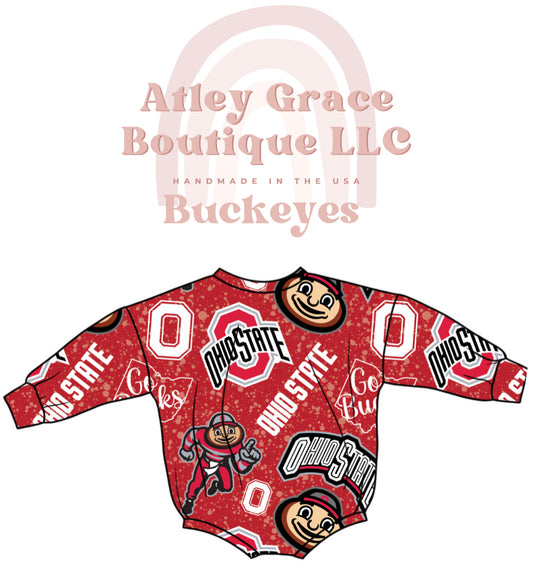 Buckeyes | Sweater Romper