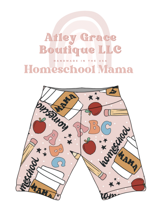 Homeschool Mama | Mama Biker Shorts