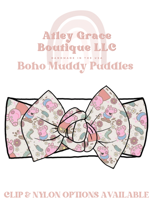 Boho Muddy Puddles | Isla Bow