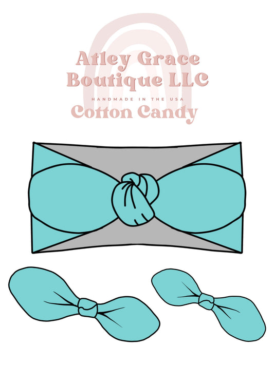 Cotton Candy | Velvet Addi Bow