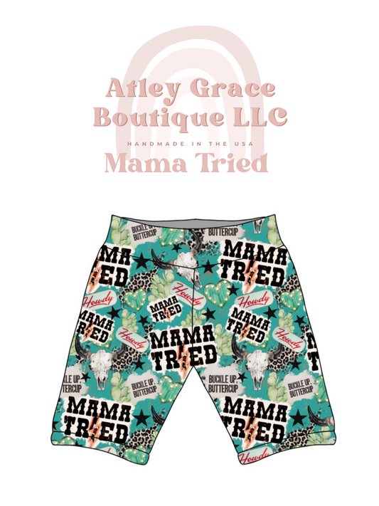 Mama Tried | Biker Shorts