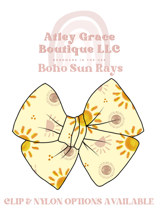 Boho Sun Rays | Gracelyn Bow