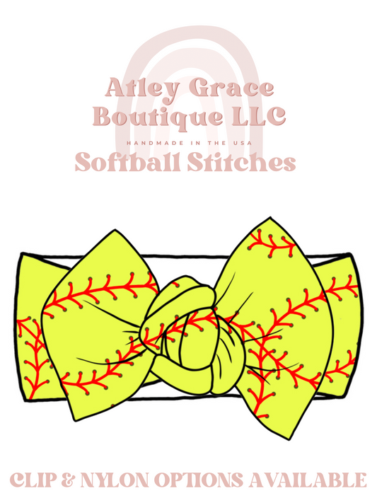 Softball Stitches | Isla Bow