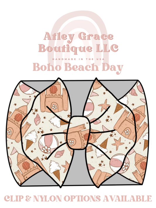 Boho Beach Day | Harlow Bow