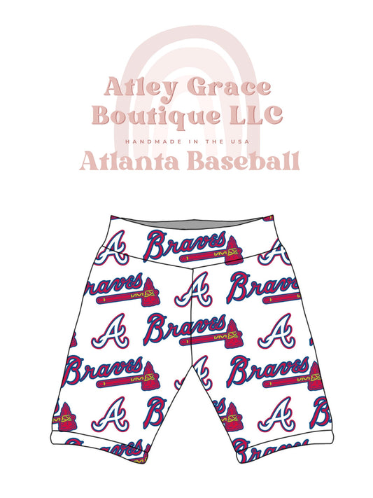 Atlanta Baseball | Biker Shorts