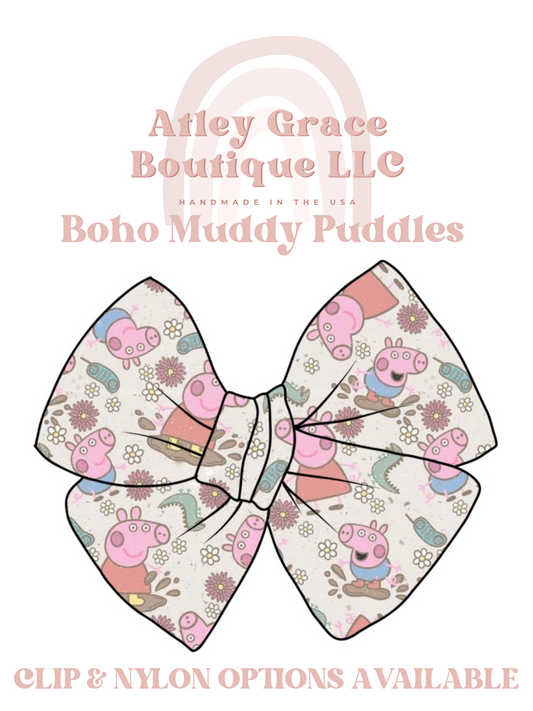 Boho Muddy Puddles | Gracelyn Bow