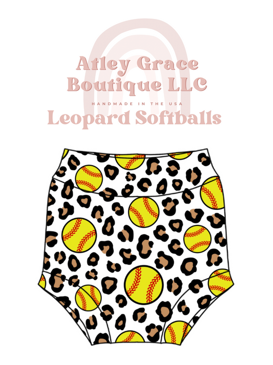 Leopard Softballs | Bummies